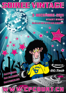 Affiche soirée Vintage 2011
