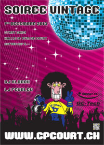 Affiche soirée Vintage 2012