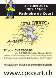 Affiche Loto crotte 2014