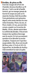 Revue de presse - LA semaine - Druide de pères en fils