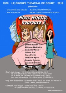 Groupe Théatral de Court - 2019 - Alors Arlette heureuse